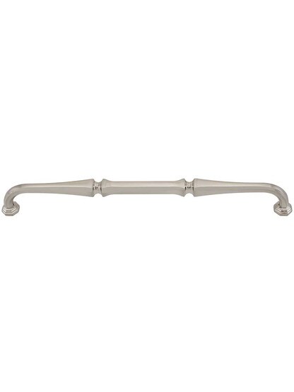 Chalet Drawer Pull - 9 inch Center-to-Center in Satin Nickel.